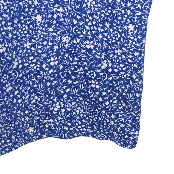 Boden Womens Blue Floral Cotton Phoebe Dress Size 16 - Picture 5 of 10